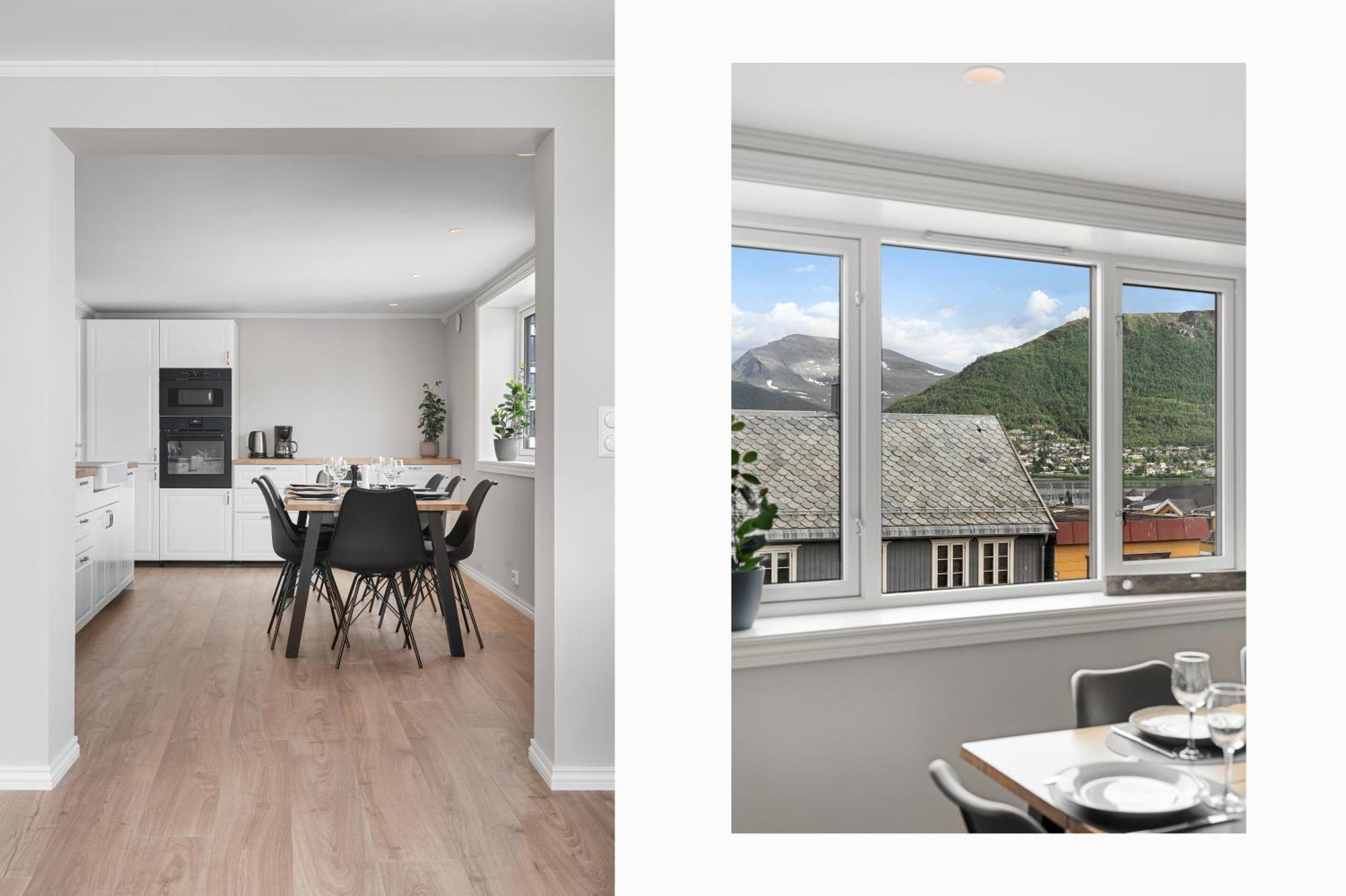 Arctic Homes - Historical Tromso House With View Exteriör bild